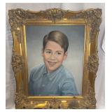 O.O.C. PAINTING OF  BOY SIGNED M.GAAR