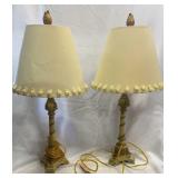 PAIR OF DECORATIVE TABLE LAMPS