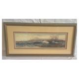 LANDSCAPE WATERCOLOR-SIGNED DOROR