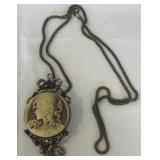 PENDANT CAMEO NECKLACE-90ï¿½s