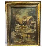 O.O.C. GRISTMILL WINTER SCENE