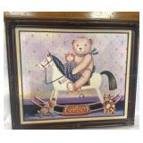 TEDDY BEAR ON ROCKING HORSE O.O.C.