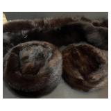 4-Plush FUR COLLARS and 2-FUR HATS