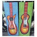 2-GUITAR STUDIO PAINTINGS