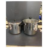 2-STAINLESS STEEL STOCK POTS