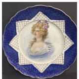 VICTORIAN LADY PORTRAIT PLATE