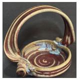 M.HOWARD POTTERY BASKET