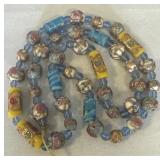 MURANO-STYLE MILLEFIORI NECKLACE