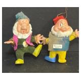 2-DISNEY FIGURES-BASHFUL AND SNEEZY