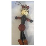 VTG 1930ï¿½s WOODEN JOINTED MICKY MOUSE