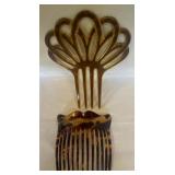 ART DECO FAUC TORTOISE CELLULOID COMBS