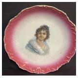 VICTORIAN LADY PORTRAIT PLATE