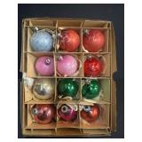 VTG CHRISTMAS ORNAMENTS IN SHINY BRIGHT BIX
