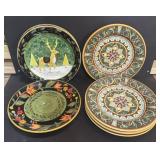 7 decorative plates