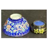 2-Small Chinese Cloisonnï¿½ Bowls