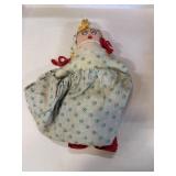 HAND MADE BLACK AND WHITE DOLL