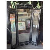 ASIAN DRESSING MIRROR WITH PEARL INLAY