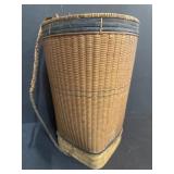 VTG ASIAN HANDWOVEN BACKPACK BASKET