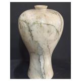 HEAVY MARBLE VASE-MADE IN KOREA