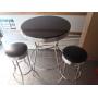 CHROME LEG CAFE TABLE/2 STOOLS-NEW SHOWER-NEW WINDOWS-TOOL CHEST-CAGE-COUNTRY DECOR-CARPET CLEANER