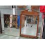 2 Mirrors. 28 1/2" x 22 1/4" & 36 1/4" x 22 1/4".
