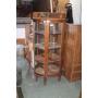 Curve Front Oak China (Missing Lock) 32x14x63