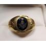 14Kt. Gold Mason Ring  7.5g