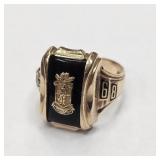 1968 10Kt Class Ring  11.5g