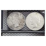Pair of Silver Dollars