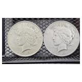Pair of Silver Dollars