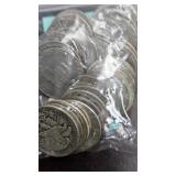 9- 90%, 5- 40% &19 Clad Half Dollars