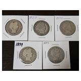 Barber Half Dollars