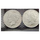 Pair of Silver Dollars