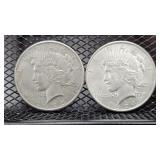 Pair of Silver Dollars