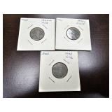 1943 P,D,S Steel Cents