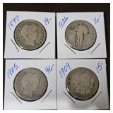 Assorted 90% Silver Quarters