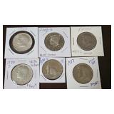 Assorted Silver, Proof, etc Half Dollars