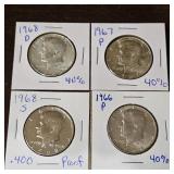 40% Silver Half Dollar Lot