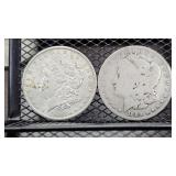 Pair of Silver Dollars