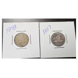 1857 & 1858 Flying Eagle Cents