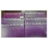 US Mint Proof Sets, see photo for dates