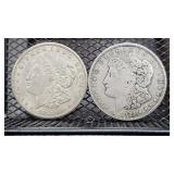 Pair of Silver Dollars