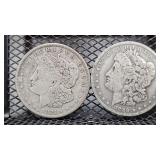 Pair of Silver Dollars