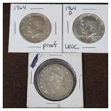 Assorted 90% Silver Half Dollars