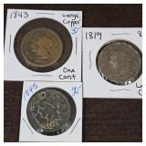 Large Cent Collection