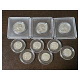 Silver Quarters & Silver Dimes