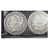 Pair of Silver Dollars