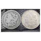 Pair of Silver Dollars