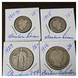 Assorted 90% Silver Coins, see photos