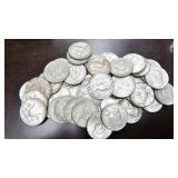 50- 90% Silver Half Dollars